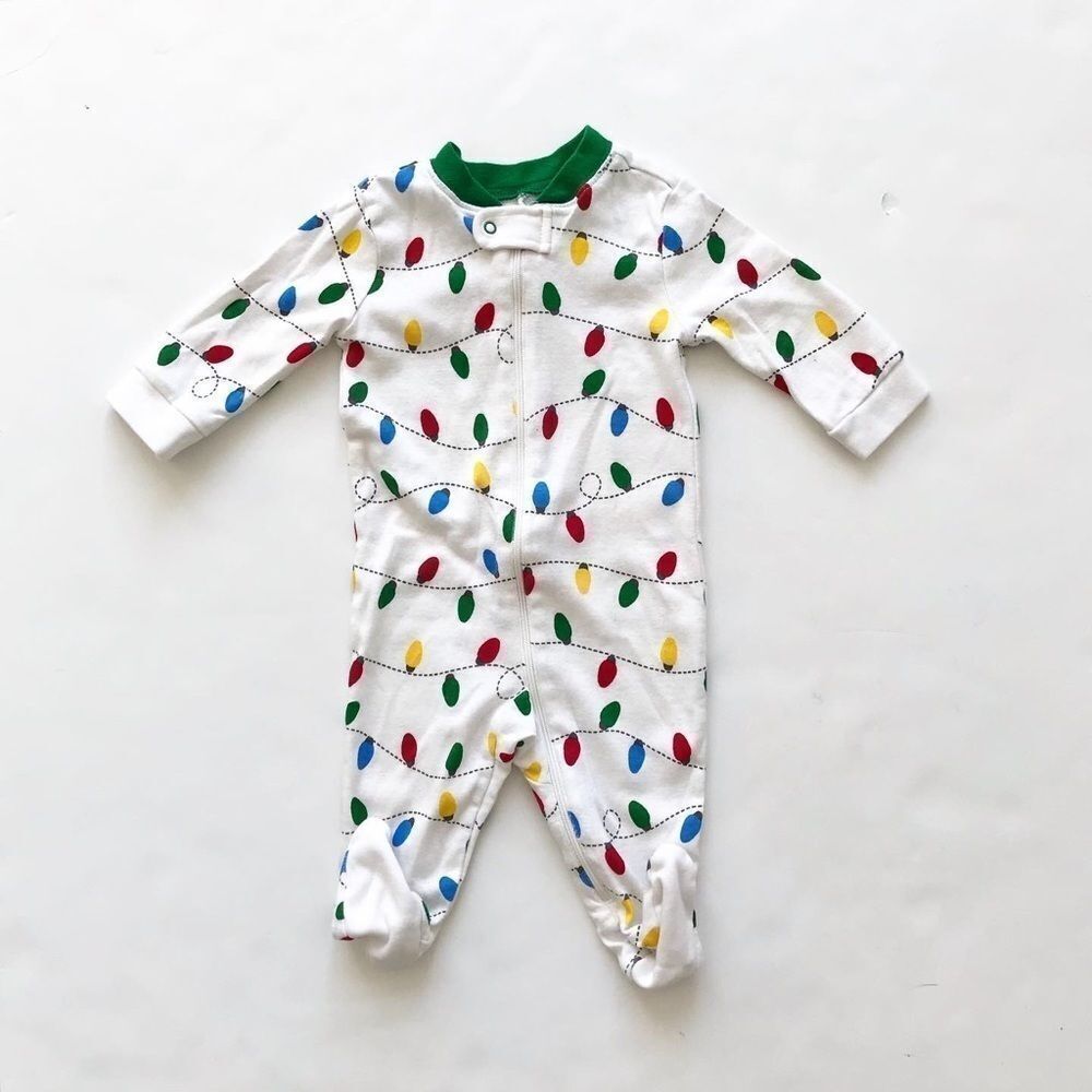 Gymboree string light footed sleeper EUC 3-6m